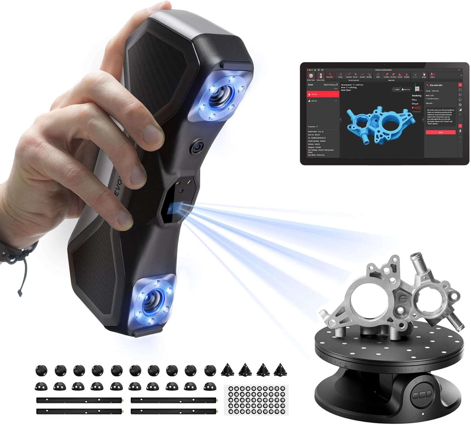 Industrial Laser Printing - 3D-сканер Revopoint MetroX: точность 0,01 мм,