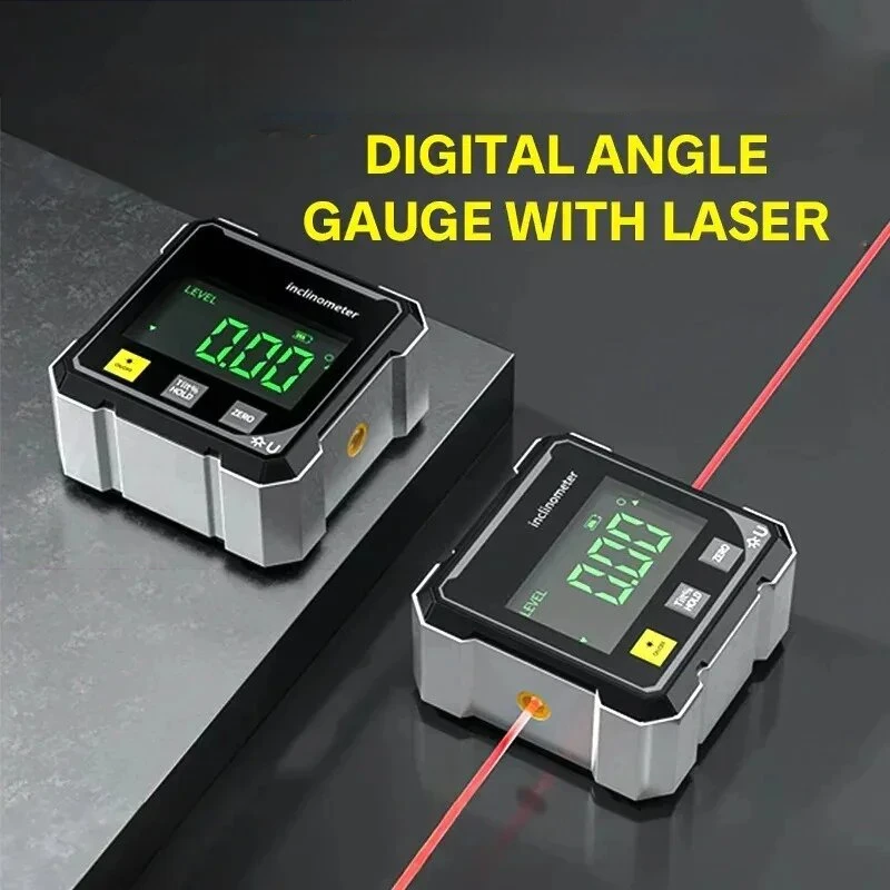 Industrial Laser Alignment Tool - Хит продаж: Двусторонний магнитный цифровой угломер-инклинометр