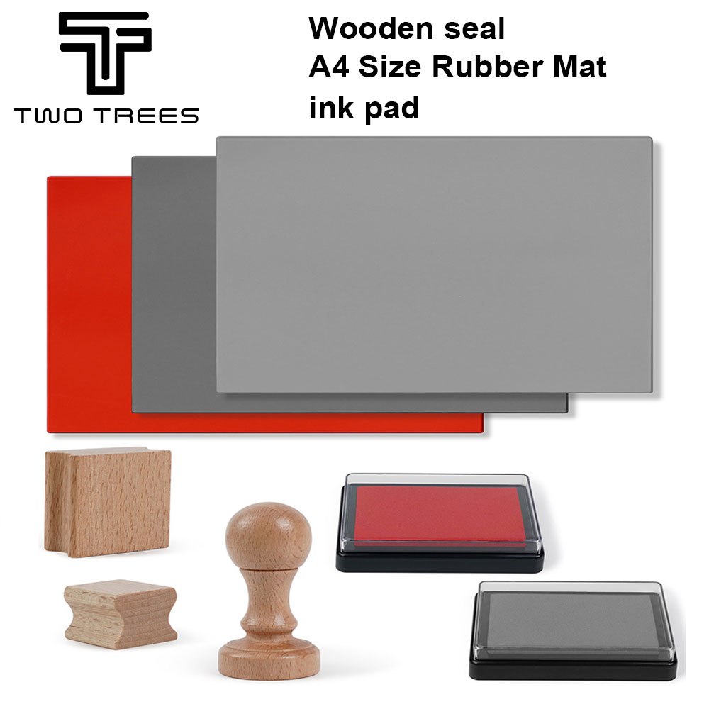 Laser Marking Machine - Лазерный гравер TwoTrees, резиновый штамп, деревянная