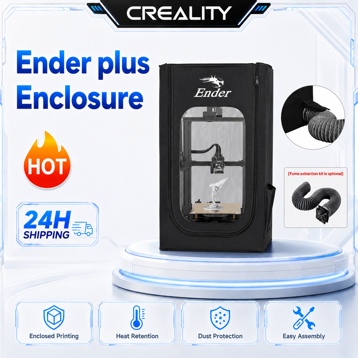 Fume Extractor Laser - Аксессуары для 3D-принтеров Creality: Огнестойкий корпус
