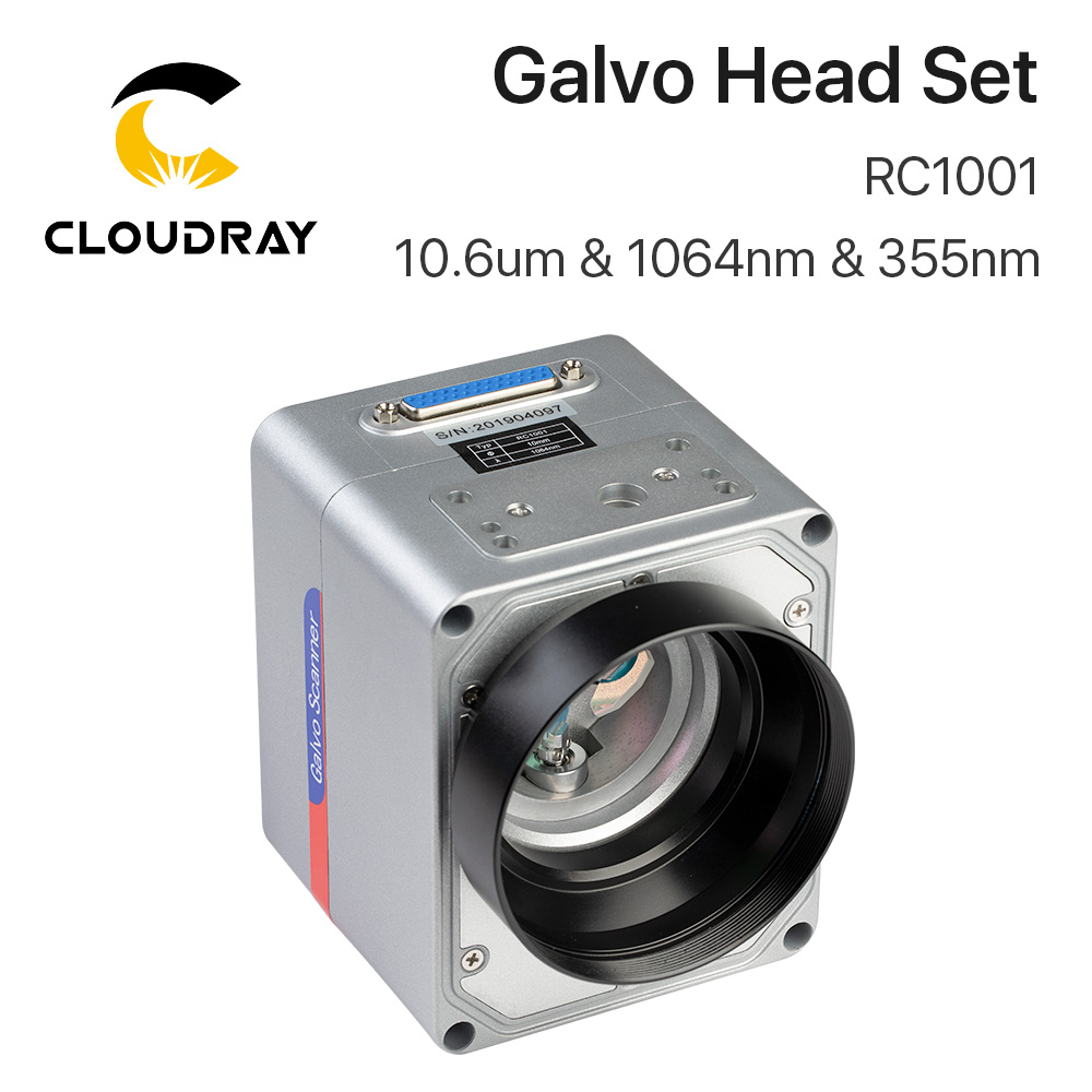Galvo Scan Head - Сканер оптоволоконный лазерный Cloudray RC1001, 10