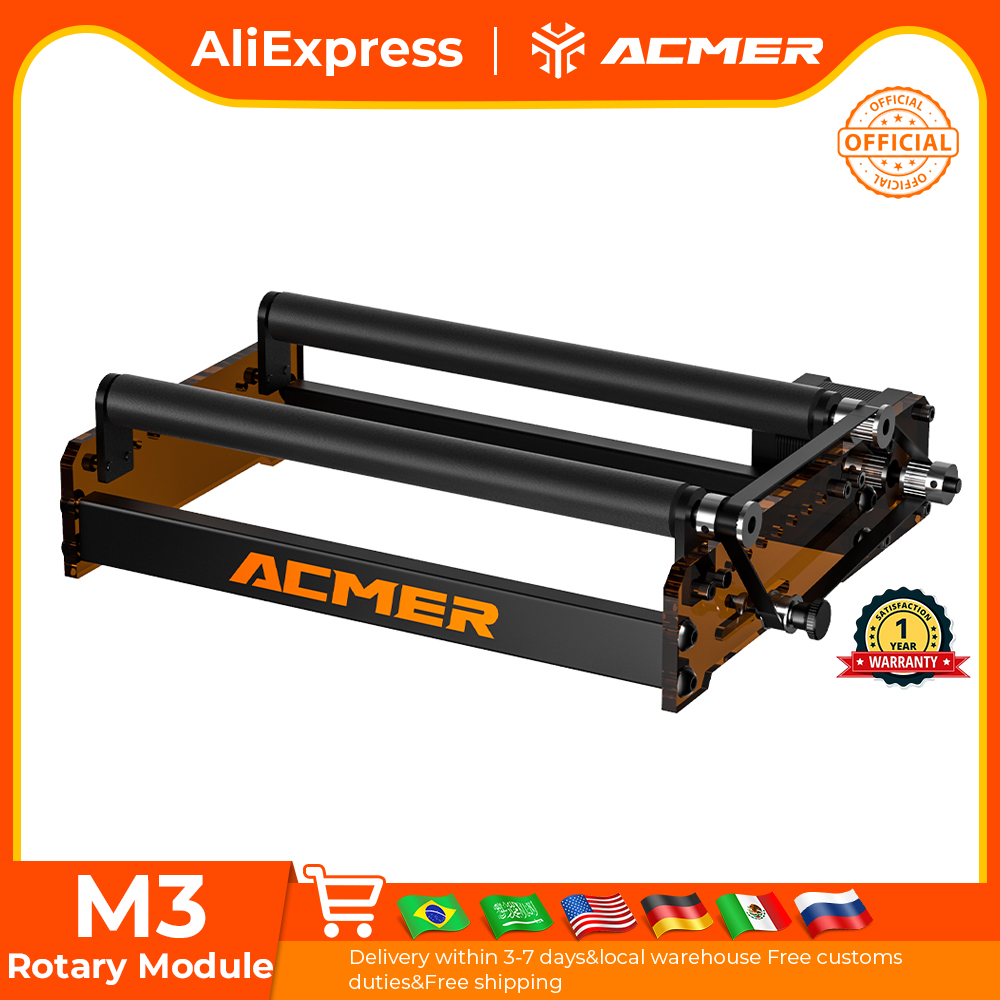 Industrial Laser Engraving Machine - Лазерный ролик ACMER M3 на 360°