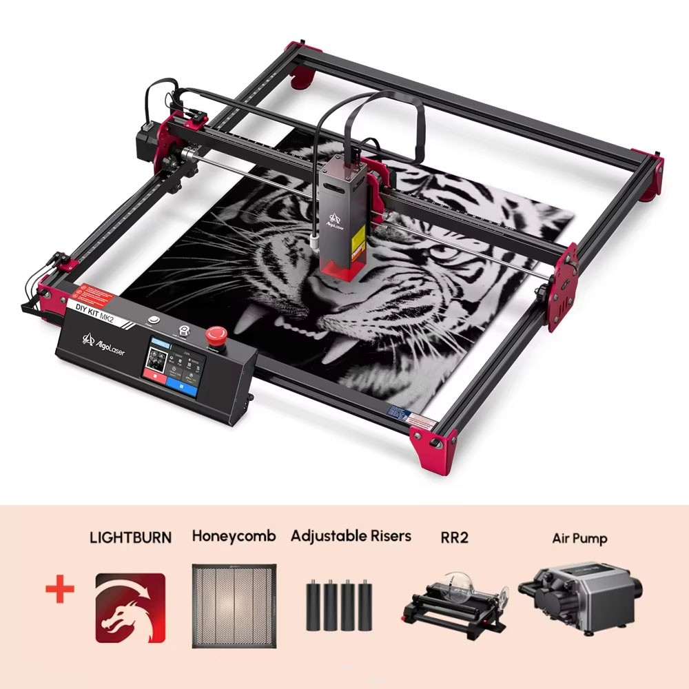 Industrial Laser Engraving Machine - Лазерный гравер-резак Algolaser DIY KIT MK2