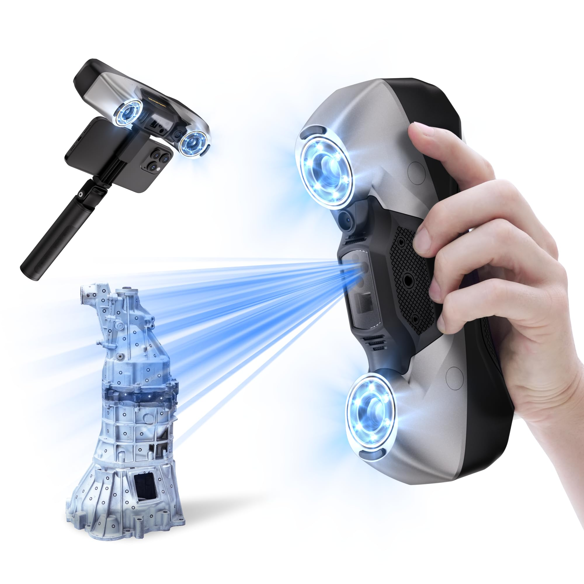 Industrial Laser Printing - 3D-сканер Revopoint MetroY Pro для 3D-печати,