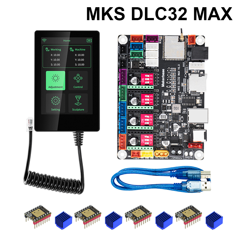 Industrial Laser Engraving Machine - Makerbase MKS DLC32 MAX TMC2209 Плата