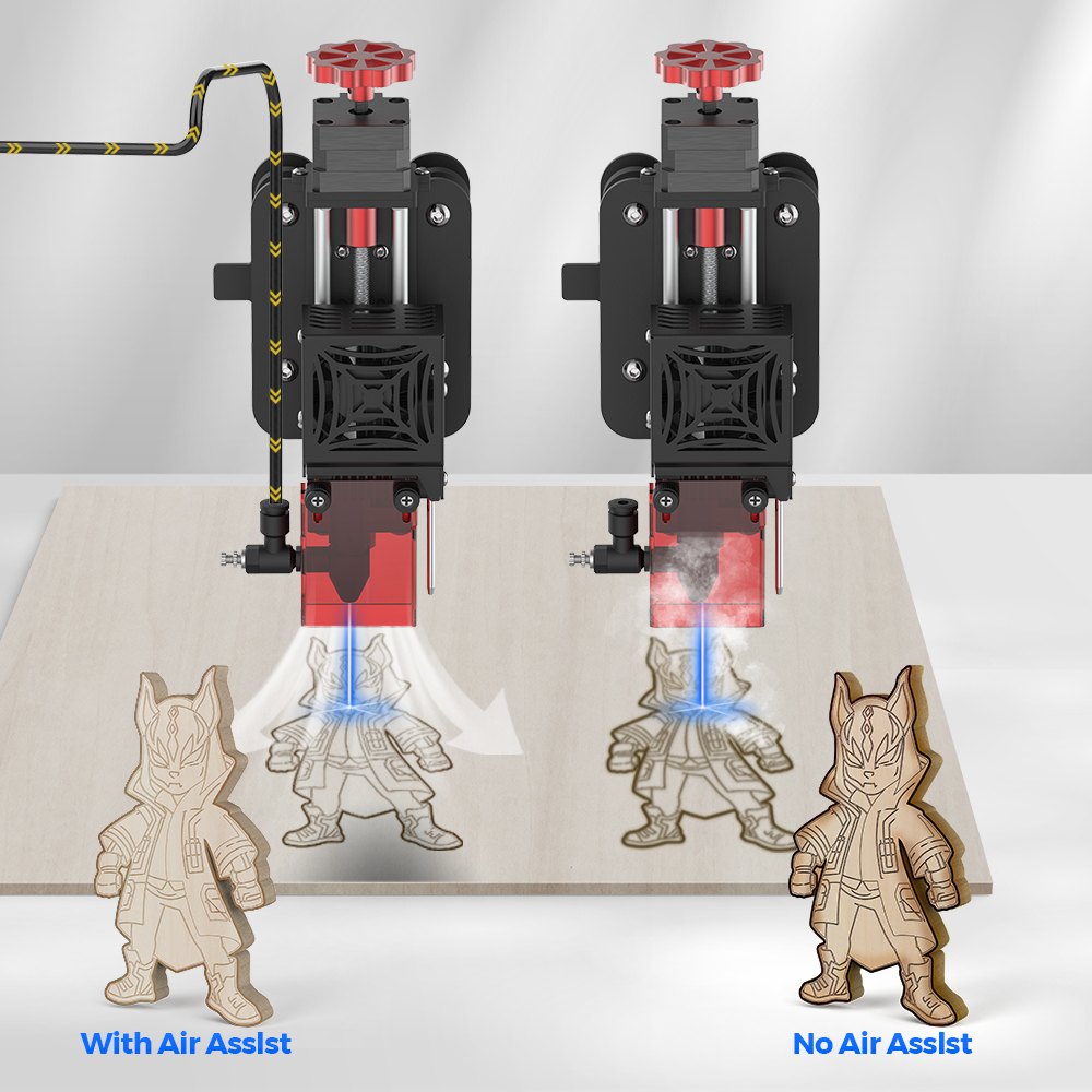 Лазерный гравер TwoTrees, возд – обзор и цена Air Assist Pump Laser