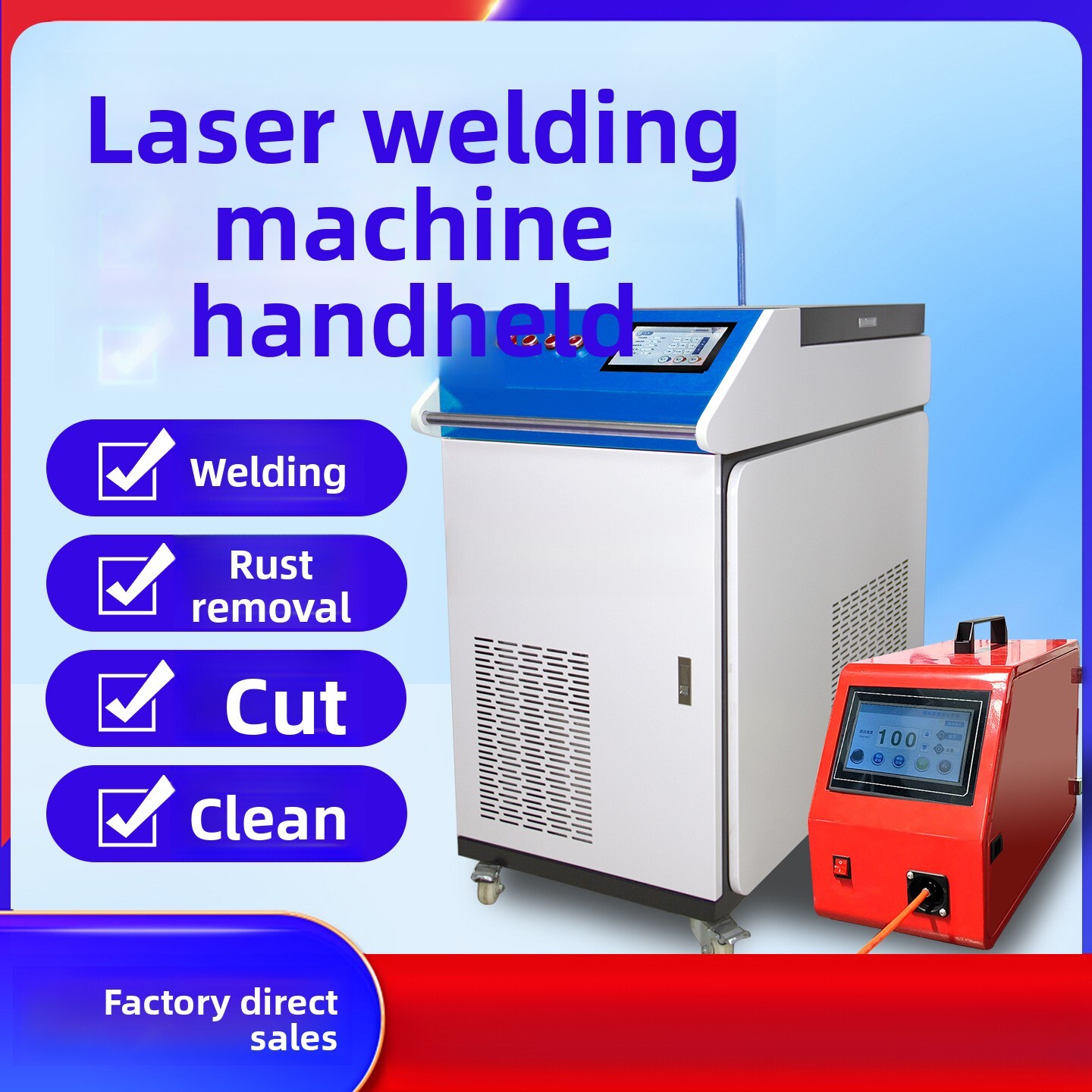 Ручной промышленный полностью  – обзор и цена Industrial Laser Welding Machine