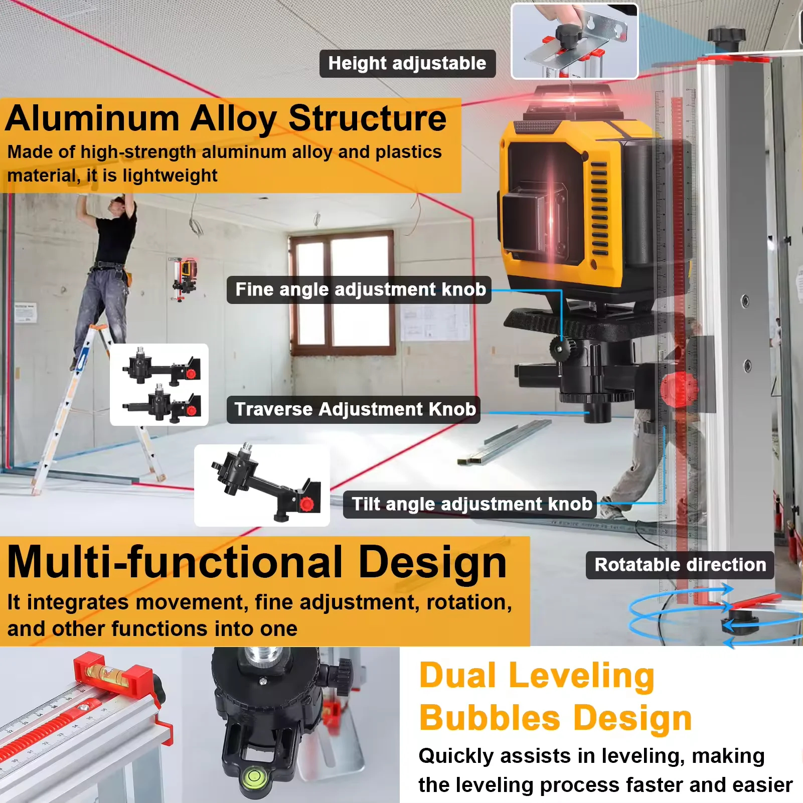 Устойчивый кронштейн из алюмин – обзор и цена Industrial Laser Alignment Tool