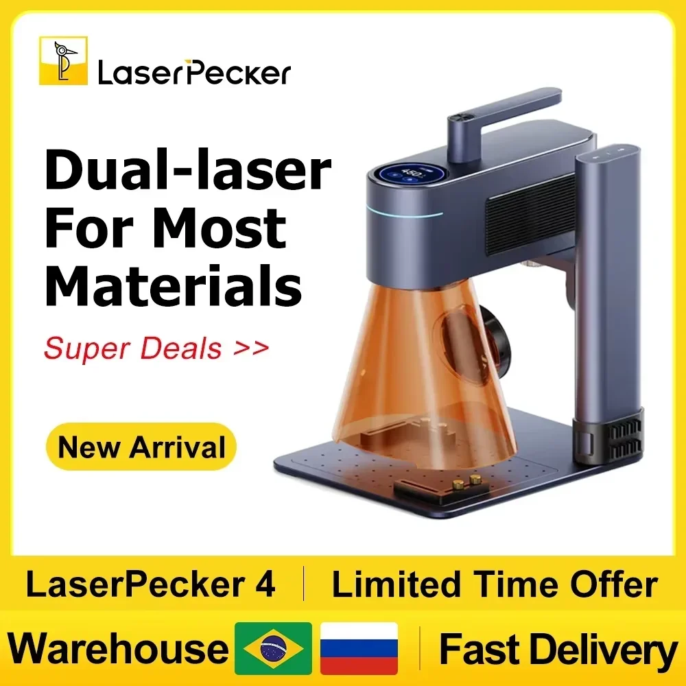 LASERPECKER 4 LP4 Лазерный гра – обзор и цена Industrial Laser Engraving Machine