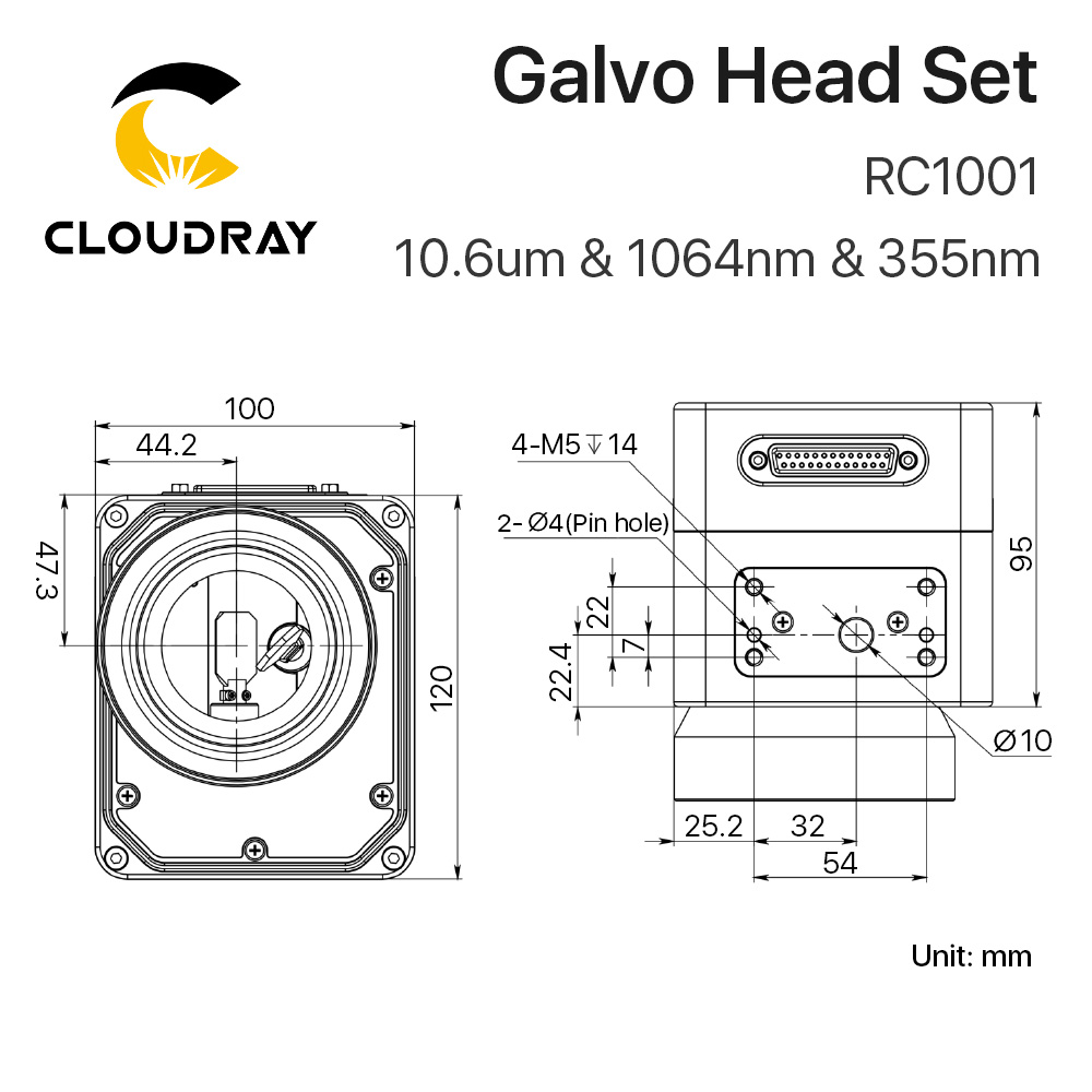 Сканер оптоволоконный лазерный – обзор и цена Galvo Scan Head
