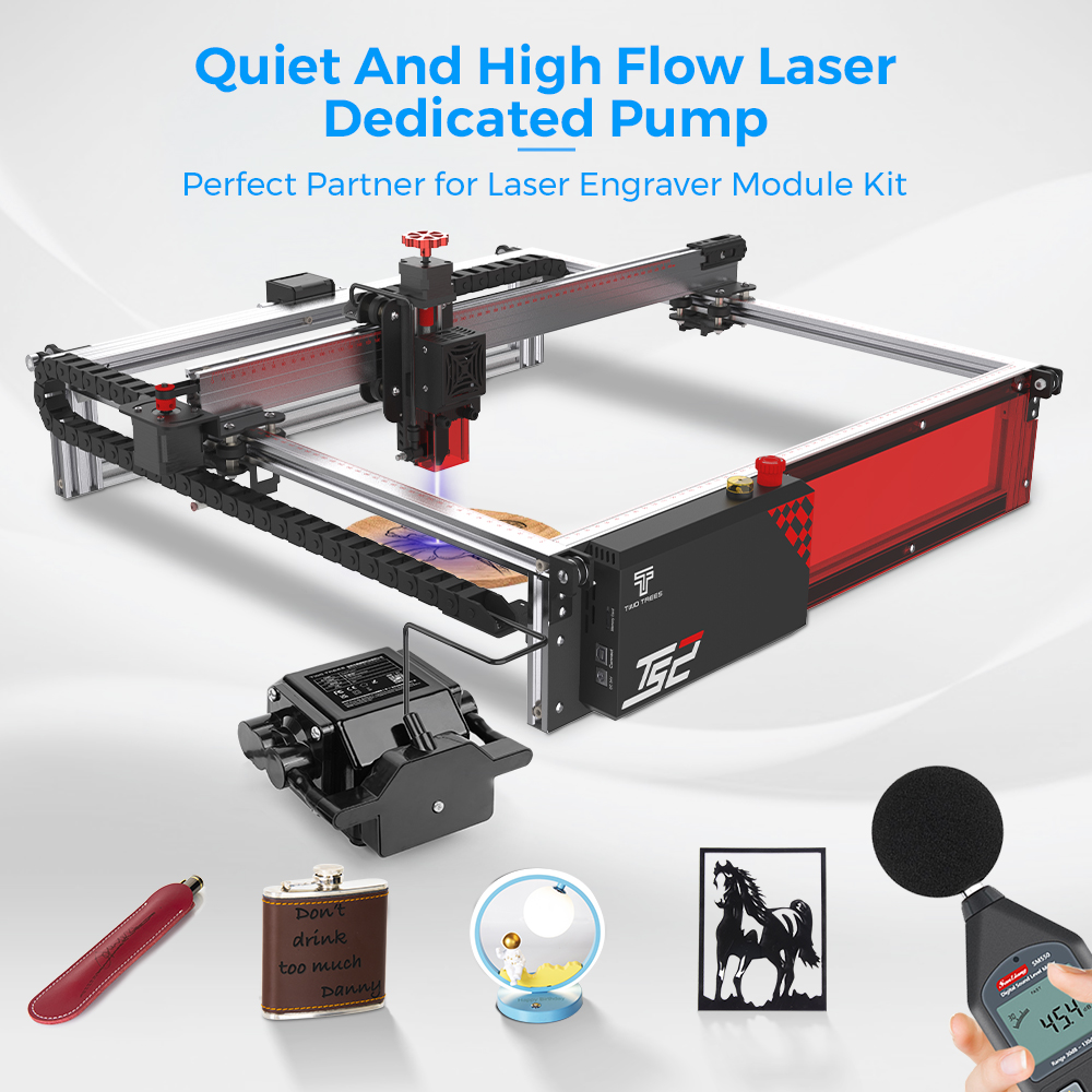 Воздушный компрессор TwoTrees  – обзор и цена Air Assist Pump Laser