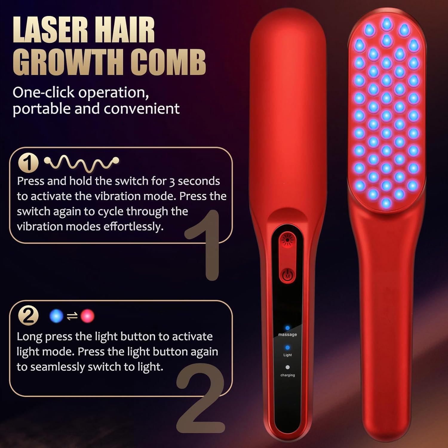 Лазерная расческа для роста во – обзор и цена Industrial Laser Beam