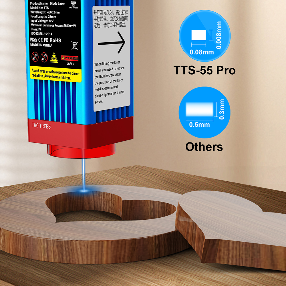 TwoTrees TTS-55 Pro/TTS-10 Pro – обзор и цена Laser Marking Machine