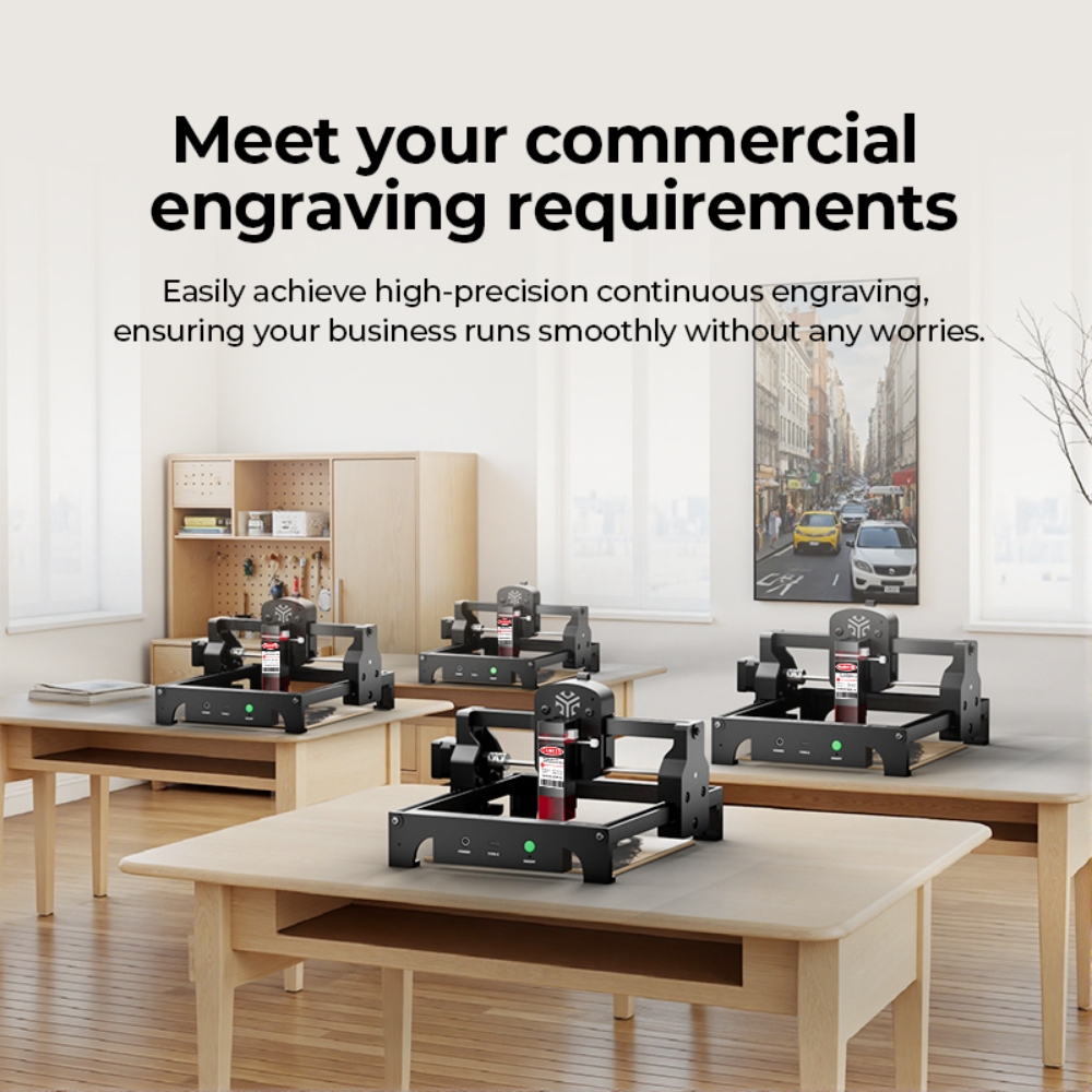 ACMER S1 2,5/3,5/6 Вт лазерный – обзор и цена Industrial Laser Engraving Machine