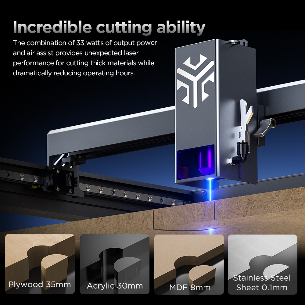 Лазерный гравер ACMER P2 33W 2 – обзор и цена Industrial Laser Engraving Machine